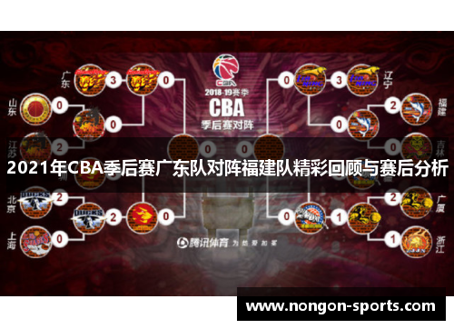 2021年CBA季后赛广东队对阵福建队精彩回顾与赛后分析